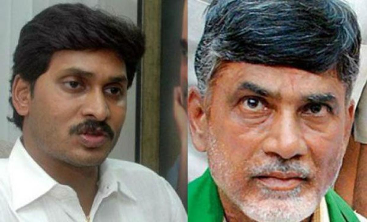 Image result for YS Jagan  with Chandrababu