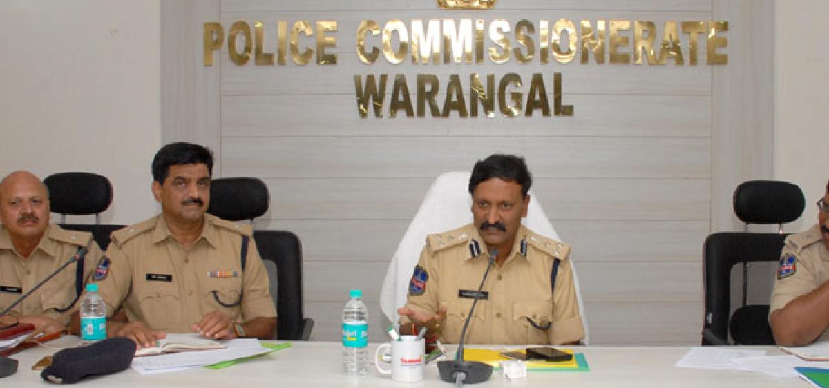 Warangal CP calls for early solving of cases to build confidence - The Hans India
