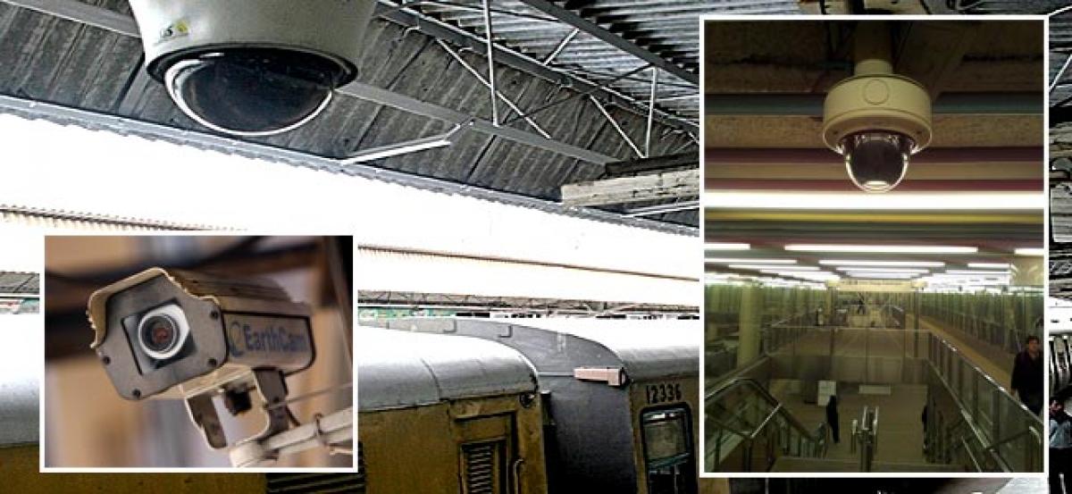 Image result for Indian Railways next focus is installing CCTVs in all stations