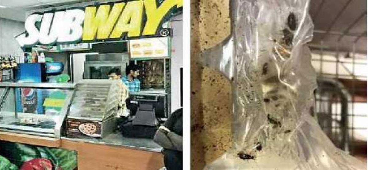 Image result for Subway Customer filed a complaint with food safety department