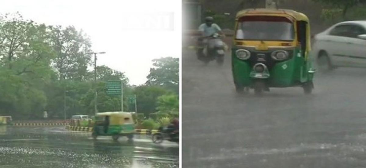 Image result for Delhi witnesses much-needed rain, temperature dips to 27