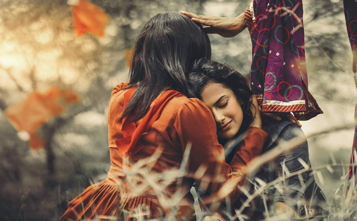 Parivala blessed the girls and walked away.