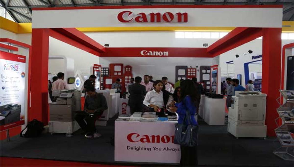 Canon Stall at the expo