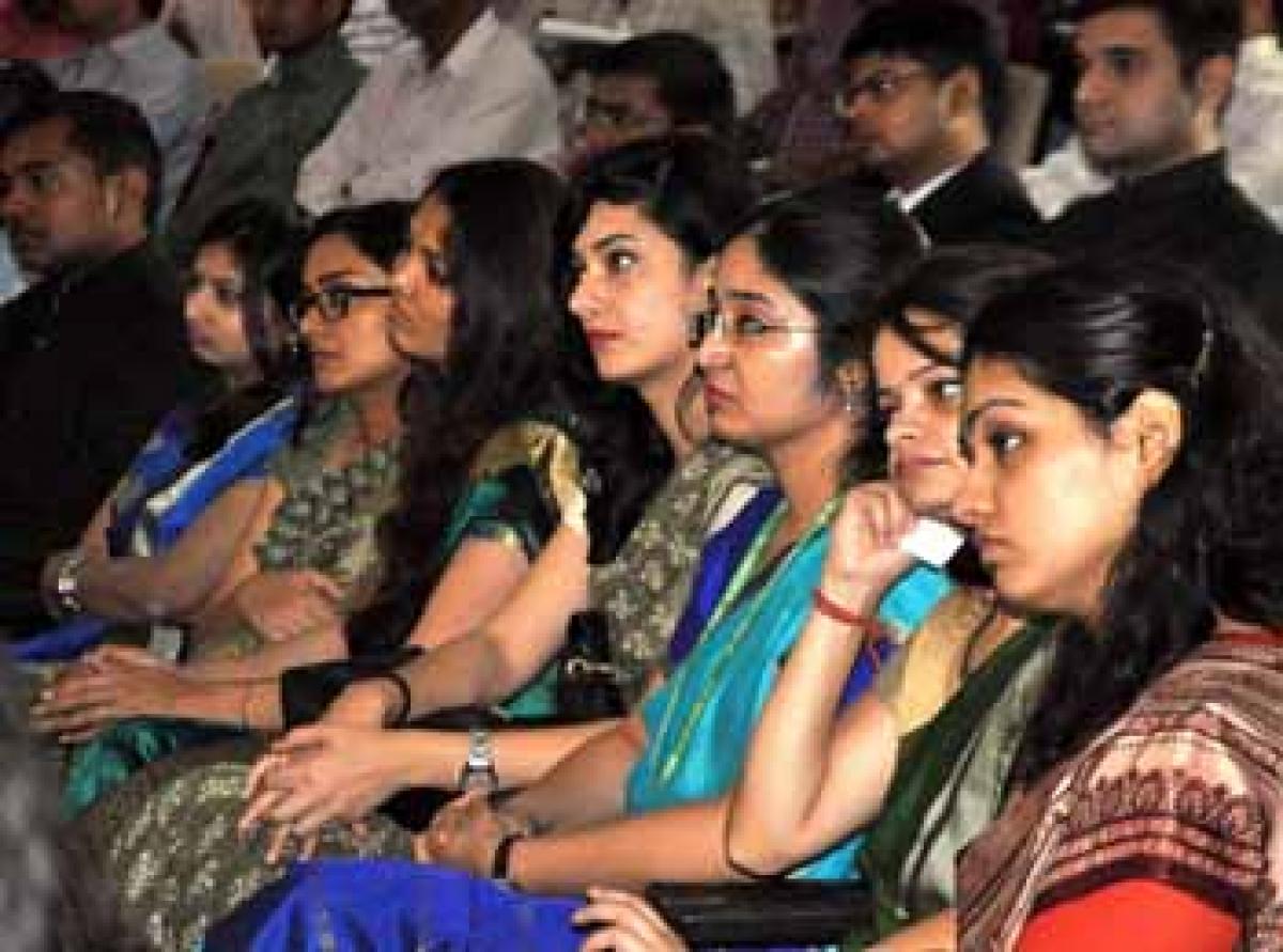 AIS officers are all ears at the inauguration of 90th special foundation course for Civil Service Officers and Central Service Officers at Dr Marri Channa Reddy HRDI in Hyderabad on Monday