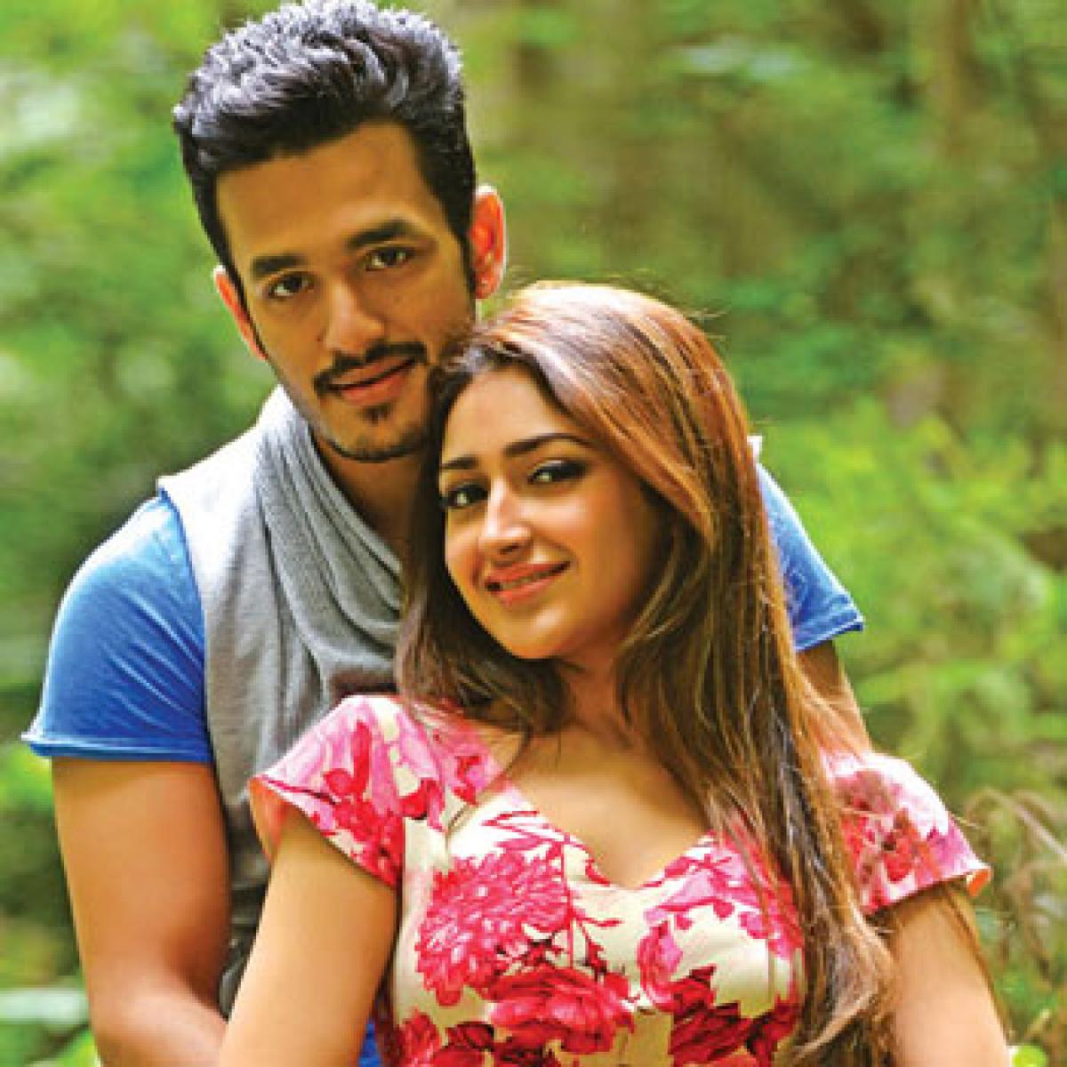 Akhil and Sayyeshaa Saigal