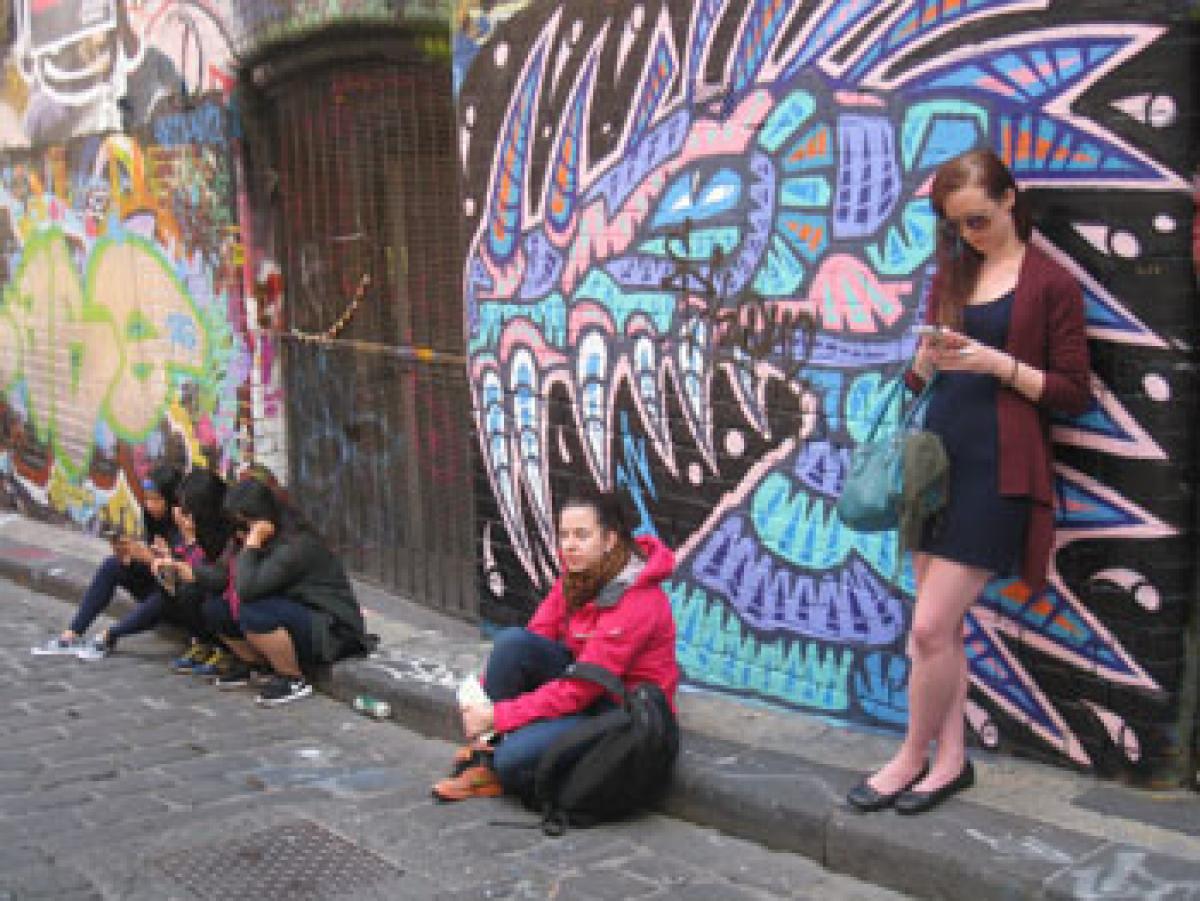 Graffiti on the walls of Melbourne