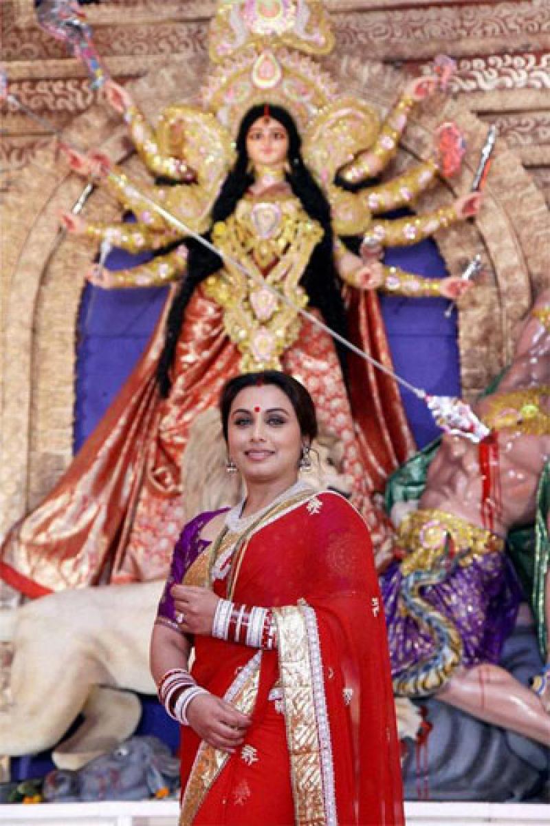 Rani Mukherjee during Durga puja (file photo)