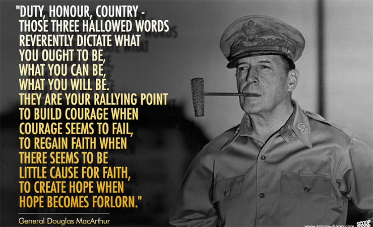 Duty, Honor, Country - General Douglas MacArthur, 1962