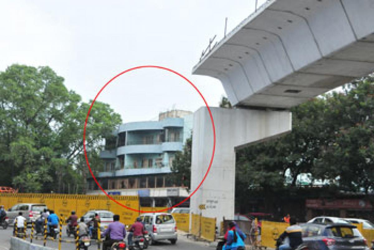 Metro Rail at Uppal depot