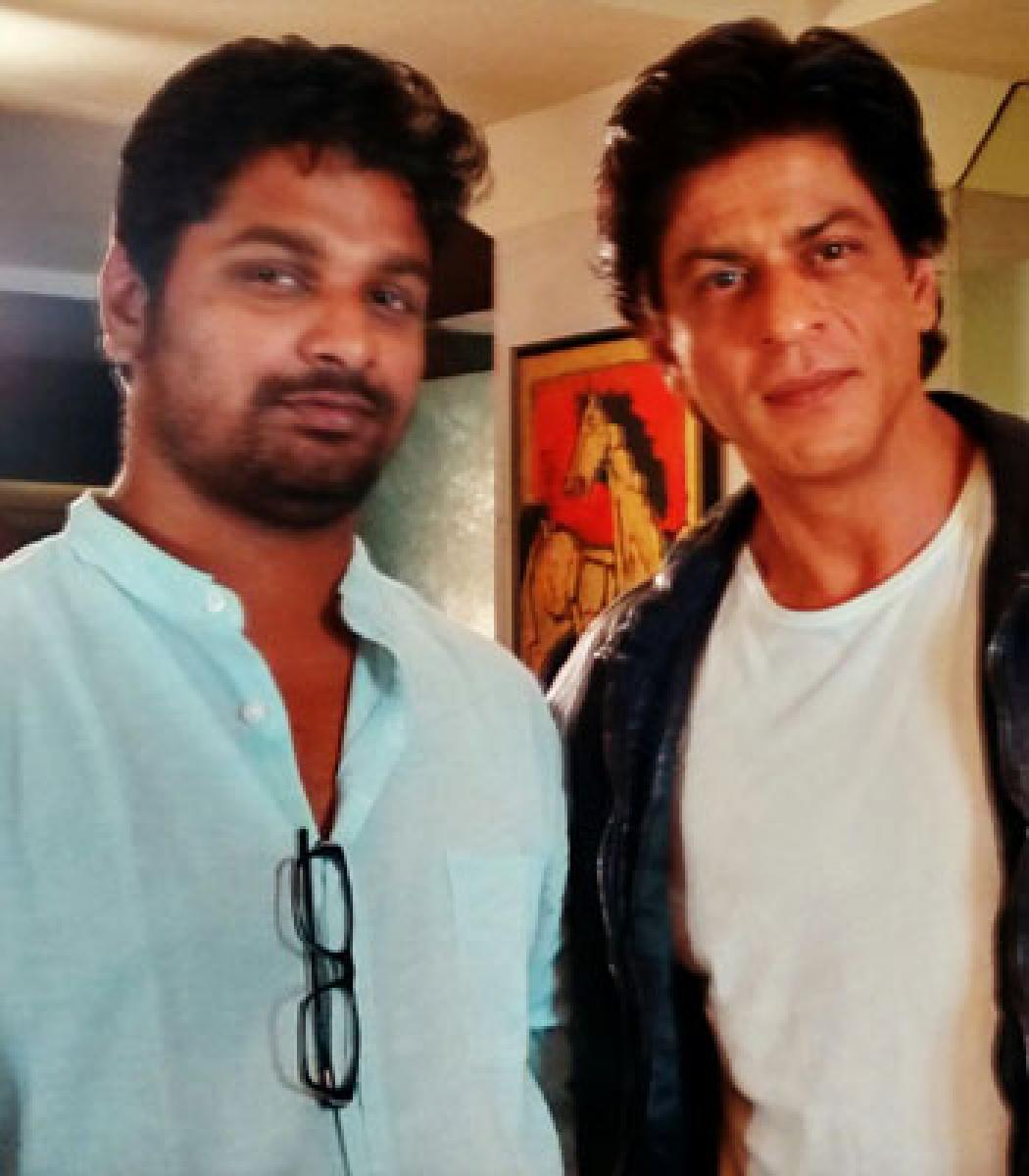 Saif Akhtar with Shah Rukh Khan