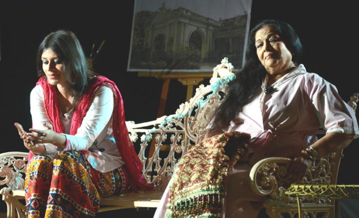 Noor Baig and Rashmi Seth in the play &lsquo;Spaces&rsquo;