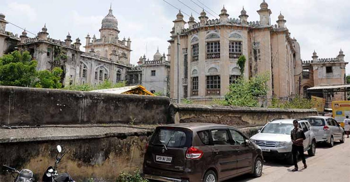 Osmania General Hospital in Hyderabad. Photos: Zulfequar Ali