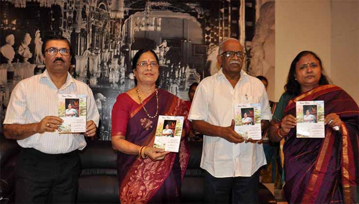Kala Sudha a book capturing Surabhi Vani Devi&rsquo;s Journey was released on Thursday