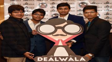 BBA students, Avdesh Agarwal, Krishna Agarwal, Shubhank Gupta and Umang Tolasariya at the event. Photo: Hrudayanad