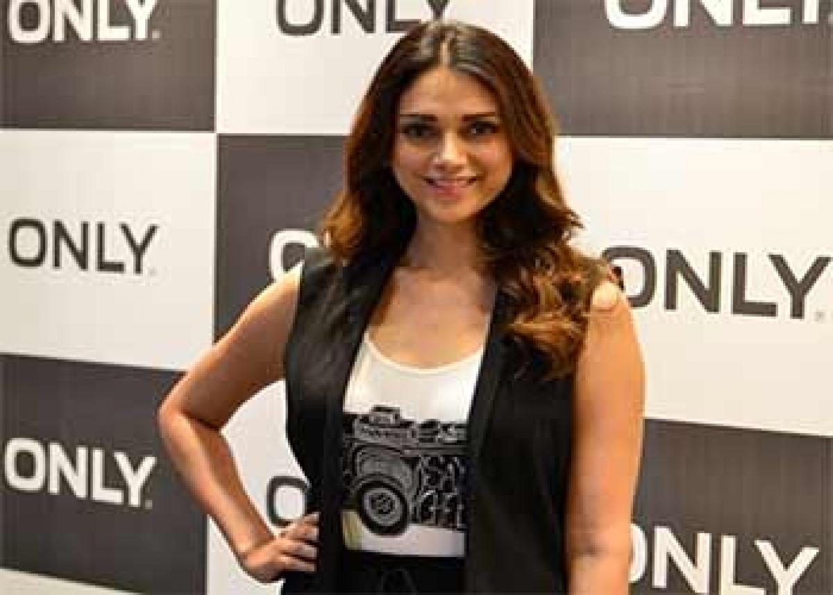 Actress Aditi Rao Hydari at the launch of ONLY showroom in GVK One Mall on Wednesday