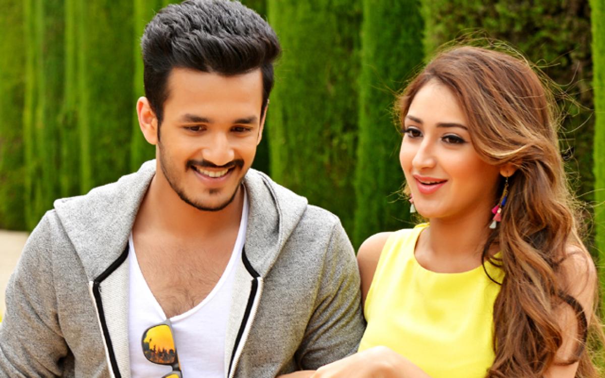 Akhil Akkineni and Sayyeshaa