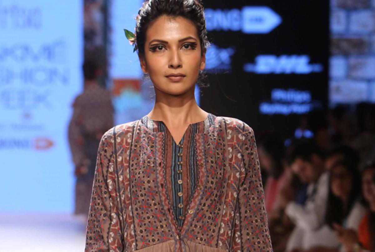  A creation  by the  designer  duo, Rahul  and Shikha