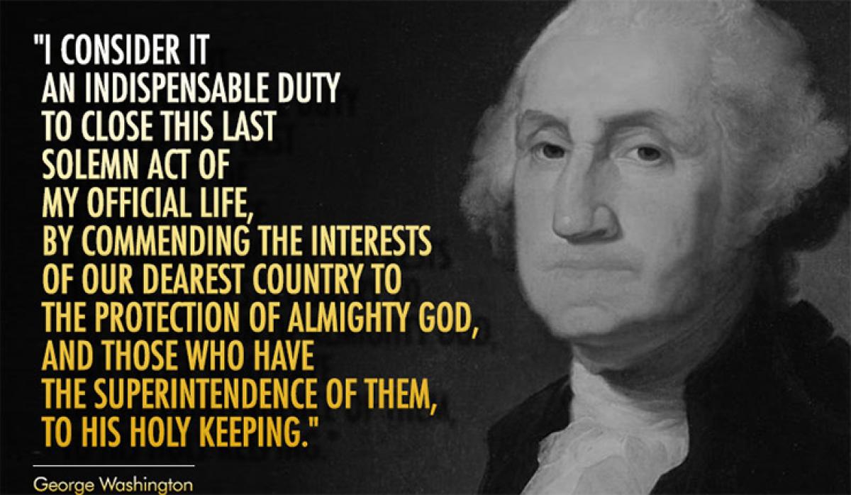 Resignation Speech - George Washington, 1783