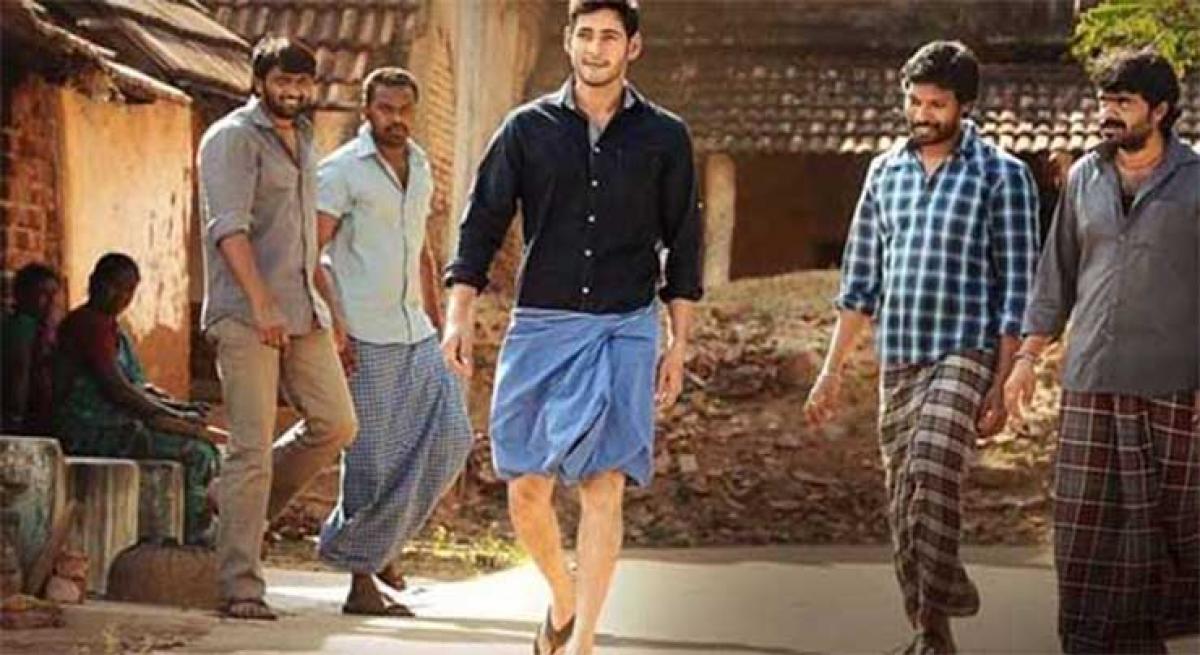 A dhoti-clad Mahesh Babu in &lsquo;Srimanthudu&rsquo;