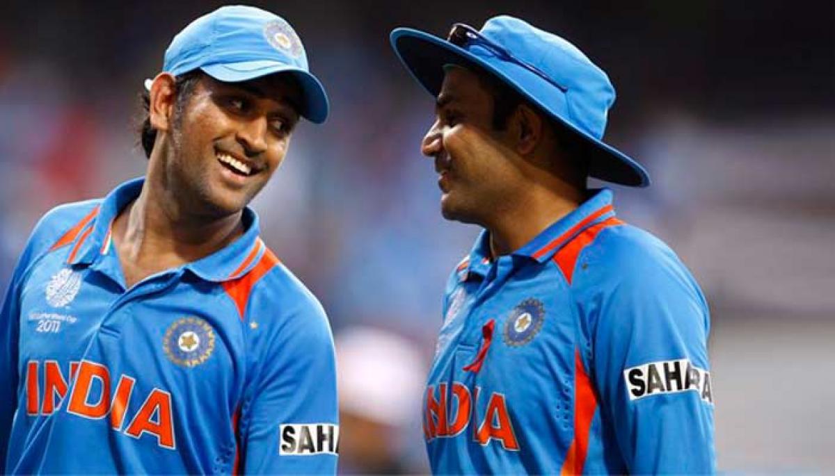 Mahendra Singh Dhoni , Virender Sehwag