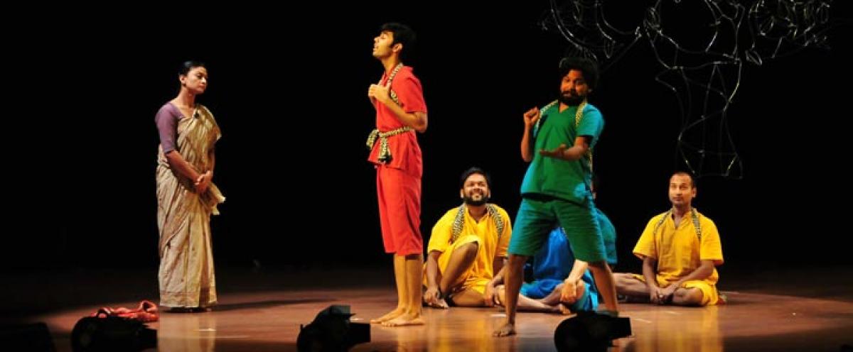 Scenes from the play ‘Prithviraj’
