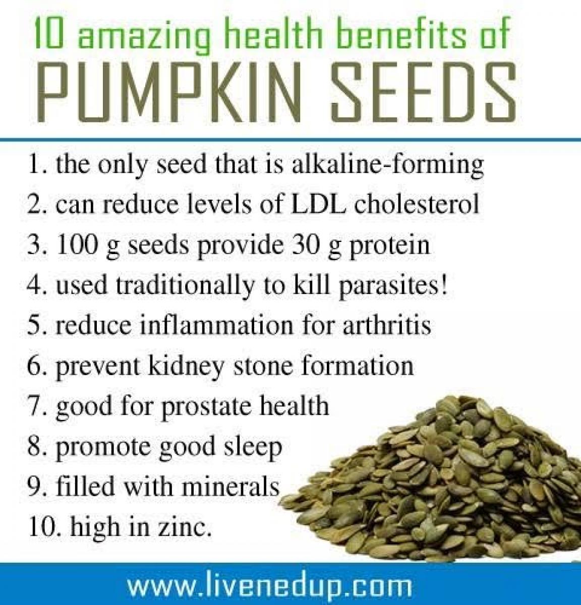 10 Amazing Health Benefits of Pumpkin Seeds