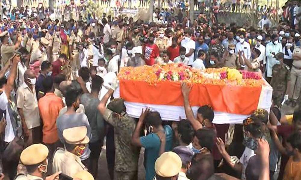 Andhra Pradesh: Funeral of Chhattisgarh Maoist Attack martyres held with state honours