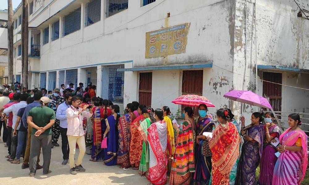 West Bengal polls: 34.71 percent voter turnout till 11:30 am