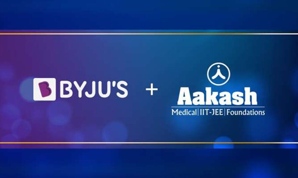 Byju’s buys Aakash for Rs 7,300 crore