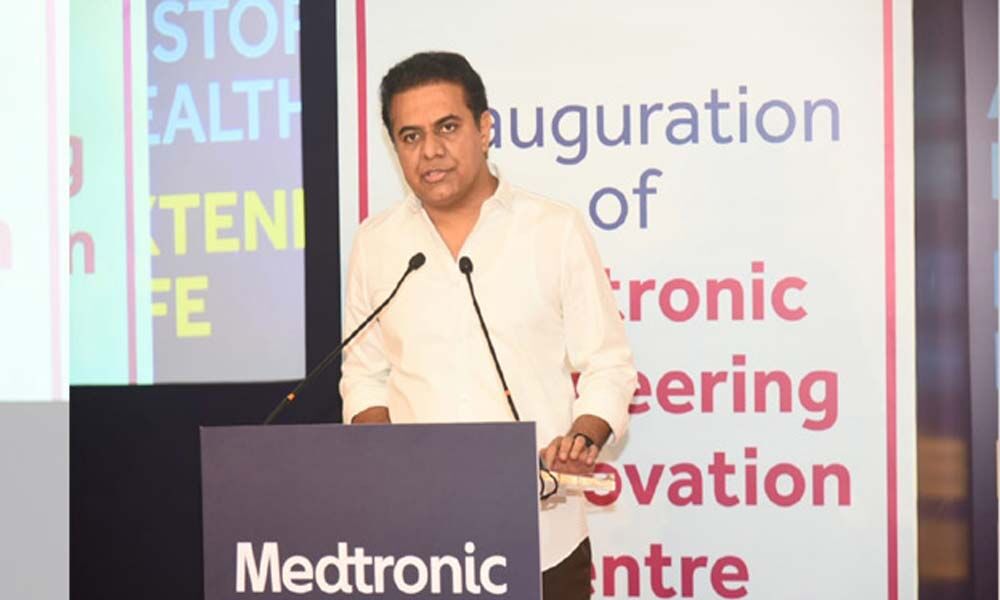 Telangana IT and Industries minister KT Rama Rao on Wednesday inaugurated the Medtronic engineering and innovation centre (MEIC) in Hyderabad