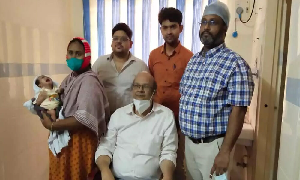 Guntur GGH doctors perform rare surgery, removes third leg from an infants body