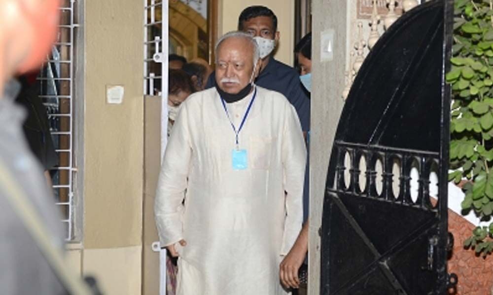 Month after jab, RSS chief Bhagwat tests Covid positive