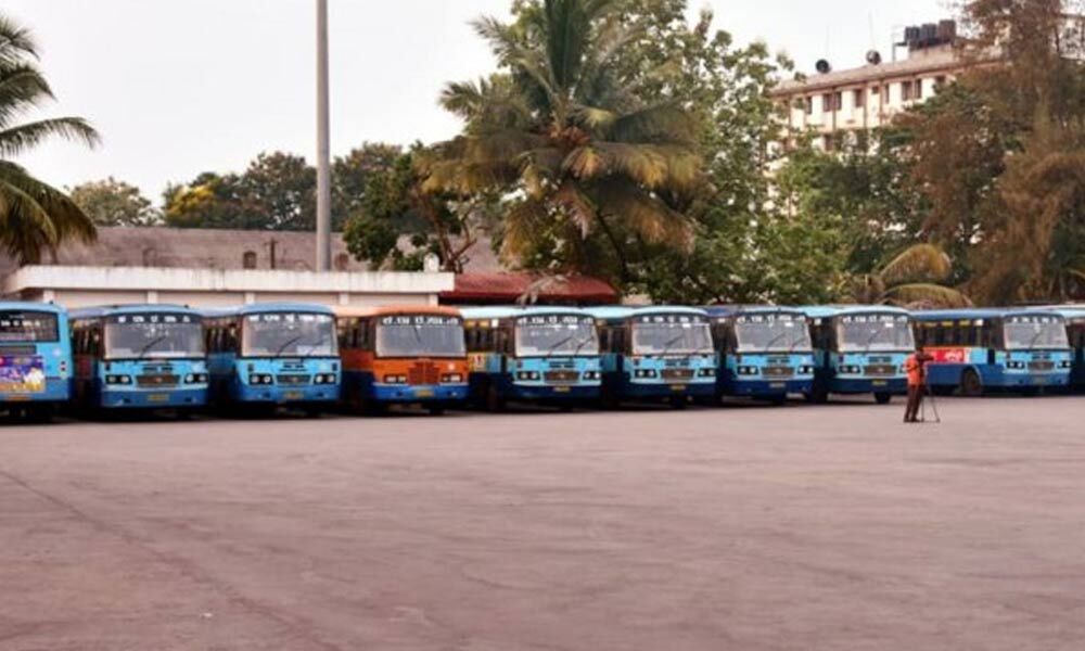 Bus services hit in State as KSRTC workers strike work