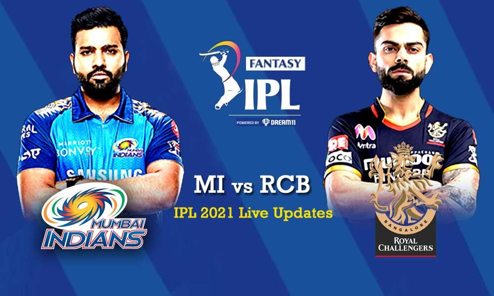 MI vs RCB Today Match IPL 2021