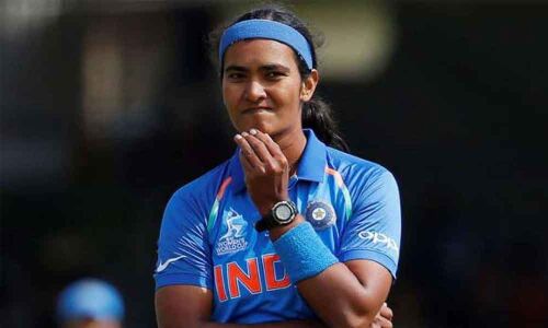 India fast bowler Shikha Pandey