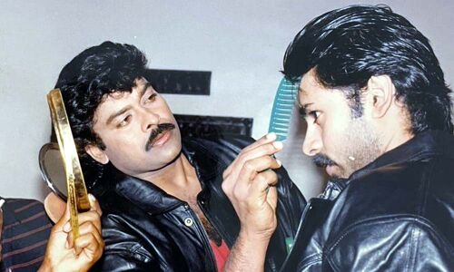 Chiranjeevi and Pawan Kalyan