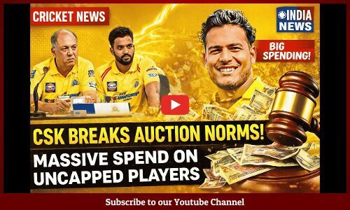 CSK Shocks IPL Auction With ₹28 Crore Spend on Uncapped Players